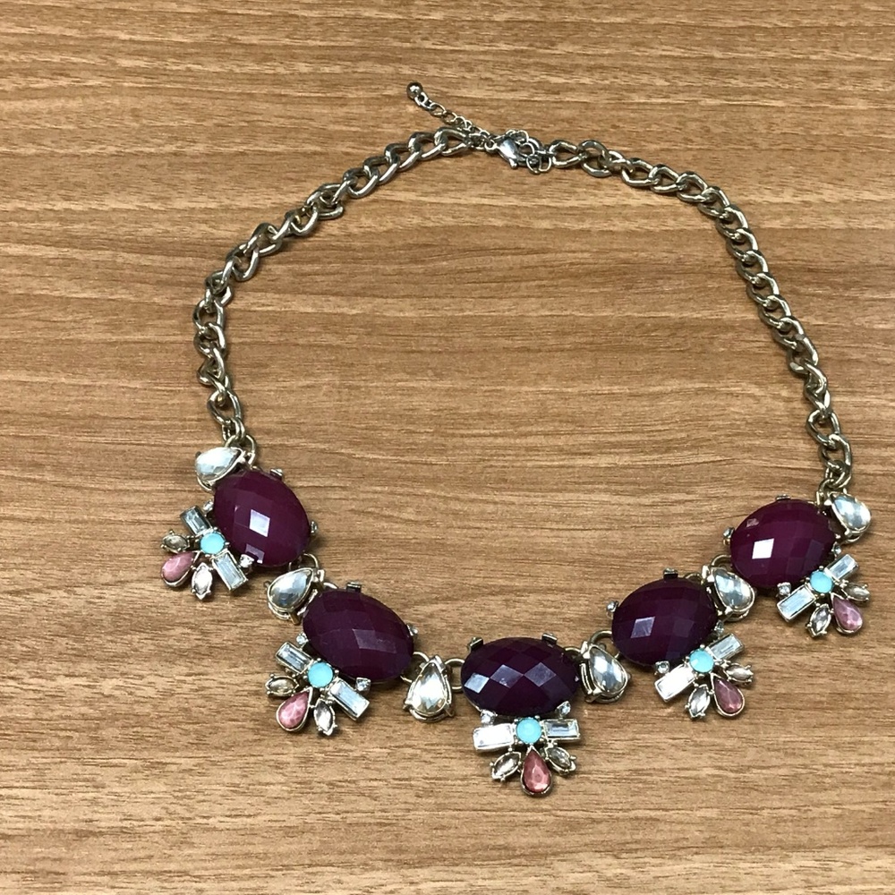 The Limited Purple Gem Statement Necklace